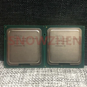 Pair of 2 Intel Xeon E5-2470 V2 CPU 10-Cores 2.4 GHz 25MB SR19S LGA135 Processor - Picture 1 of 2