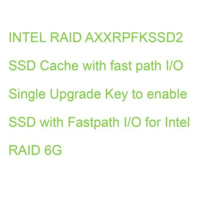 INTEL RAID AXXRPFKSSD2 SSD Cache with fast path I/O Single Upgrade Key to enable - Bild 1 von 2