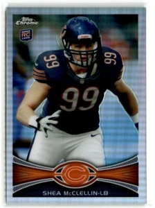 Shea McClellin Chicago Bears 2012 Topps Chrome Refractors #123 - Picture 1 of 2