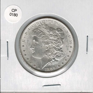 1889 Morgan SILVER dollar Actual Photo of Coin CP0180 - Picture 1 of 2