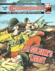COMMANDO Nº 4921 · A SOLDIER'S LEGACY · 2016 · WAR COMIC BOOKS · NEW AND UNREAD - Picture 1 of 12