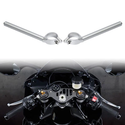 Manillar plateado con clip para Yamaha YZFR1 YZF R1 2015-2021 2020 19 aluminio Foto 1 de 4