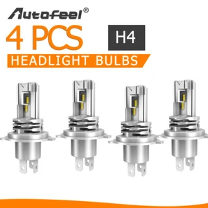 4 PCS 9003/H4 LED Headlight Bulbs Conversion Kit Hi/Low Beam Super Bright Lamps - Picture 1 of 8