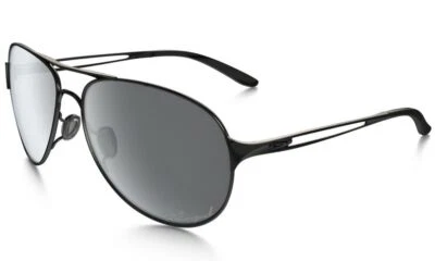 Nuevas gafas de sol Oakley Caveat OO4054-22 pulidas negras polarizadas auténticas 60 mm Foto 1 de 3