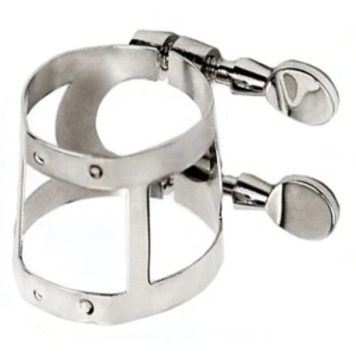 Rico legatura sax tenore RTS2N Nichel Plated con cap - Imagen 1 de 2