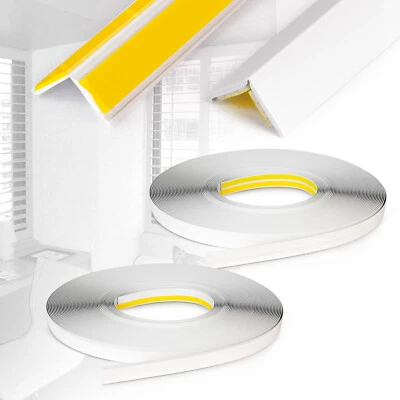 30/40/50/60/70mm Fensterleiste Abdeckleiste PVC Flachleiste Kunststoffleiste - Bild 1 von 4