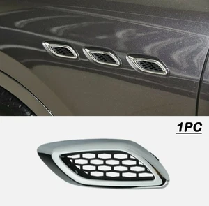 For Maserati Levante Chrome Left Side Fender Air Vent Outlet Cover Trim - Picture 1 of 7