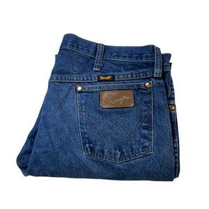 WRANGLER 13MWZPW MENS DENIM JEANS TAG SIZE 36x27 COWBOY Rodeo - Picture 1 of 8