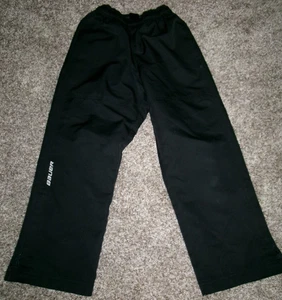 BAUER schwarz gefütterte Hockey Aufwärmhose Größe Jugend XXS - Bild 1 von 5