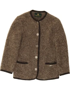 GIESSWEIN Womens 5 Button Blazer Jacket UK 16 Large Brown Flecked BG02 - Picture 1 of 3