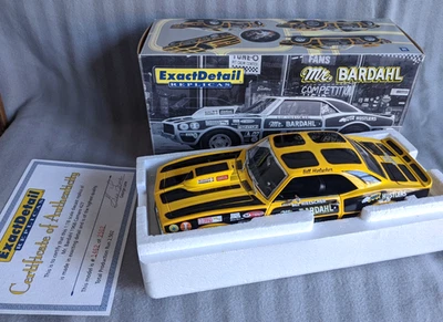 NIB NRFB 1:18 EXACT DETAIL 1968 CAMARO 427 SS BARDAHL YELLOW RACE CAR REPLICA LE - Image 1 of 4