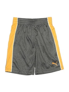 Puma Girls Gray Athletic Shorts 6 - Picture 1 of 2