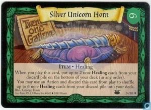 Harry Potter TCG Diagon Alley Silver Unicorn Horn 24/80 - Picture 1 of 1