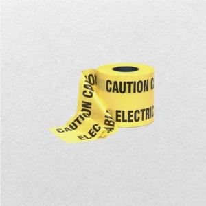 VORSICHT UNTERIRDISCHES ELEKTRISCHES KABEL UNTER GEFAHR WARNBAND SCHNITTLÄNGEN - Bild 1 von 2