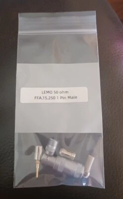 1 each NEW LEMO FFA.1S.250 Pull Connector 50 Ohm **SHIPS QUICK n FREE** - Image 1 of 4