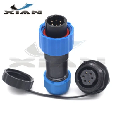 SD16 6Pin Outdoor Cable Wire Connector,Waterproof IP67 Connector Plug Socket - Image 1 of 4