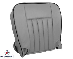 2005-2006 Lincoln Navigator Ultimate-Driver Side Bottom Leather Seat Cover Gray
