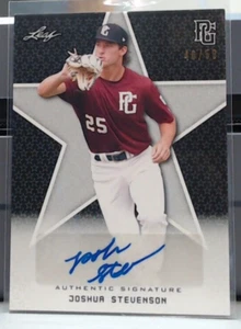2020 LEAF PERFECT GAME JOSHUA STEVENSON ROOKIE AUTO /50 #BA-JS2 MSK - Picture 1 of 1