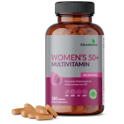 Futurebiotics Women's 50+ Once Daily Multivitamin Active Women 50+ 180 Tablets - Image 1 of 4