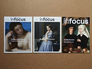 (LOT OF 3) MAURITSHUIS INFOCUS MAGAZINES, 2014, 2015, 2017 - Imagen 1 de 7