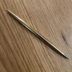 Vintage Kreisler Karat Crown Ballpoint Ink Pen Heavy Gold Electroplate - Picture 1 of 5
