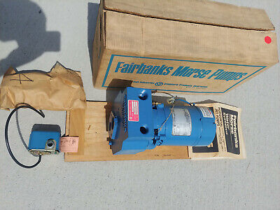 Fairbanks Morse Jet Pump 1/3HP 3450RPM 115V 1PH JCP3 40092350 5KH39QN1500X NOS • 396.82£