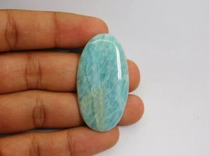 Exzellent 100% Natürliches Grün Amazonit Cabochon Lose Edelstein 46 Cts. ME-4562 - Picture 1 of 4