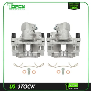 Rear Brake Calipers With Bracket Pair For 2010 2011 2012 2013 Mazda 3 - Picture 1 of 7