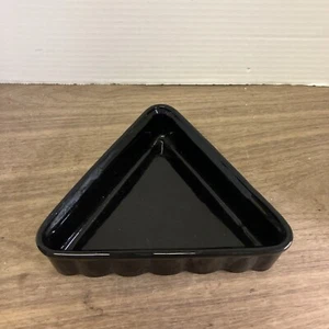 6” Black Triangle Trinket Dish - Picture 1 of 8