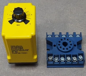 POTTER & BRUMFIELD CDB-38-70091 RETARDO DE TIEMPO 0,1 A 5 SEGUNDOS, 10A, 240 V RESISTIVO - Imagen 1 de 8