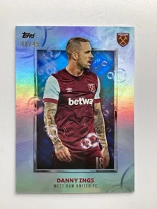 JUEGO DE EQUIPO TOPPS WEST HAM 2023-2024 DANNY INGS PARALELO 49/49 - Imagen 1 de 2
