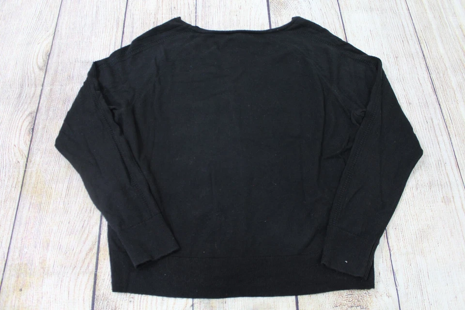 Suéter Pullover Mediano Preston & York Mujer Mezcla Lana Manga 3/4 Negro Foto 1 de 4