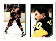1986-87 O-Pee-Chee Stickers Roberto Romano/Brent Peterson #229