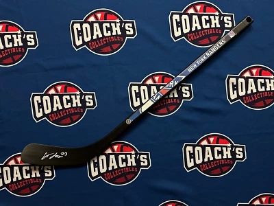 COACH'S COLLECTIBLES Adam Fox Autographed NY Rangers Mini Hockey Stick (Fanatics)