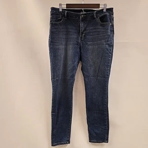D Jeans Skinny Ankle Jeans Damen Größe 16 Blau Denim Stretch High Rise - Bild 1 von 13