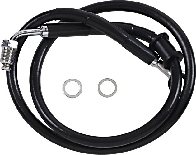 DS Black Vinyl Front Upper ABS Brake Line Kit 30-3/4" +4" Black #212091 Foto 1 de 1