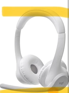 Logitech Zone 300 Wireless Headset with Dual Noise-Canceling Mics Off-White - Picture 1 of 12