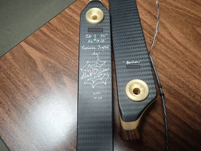 Black Widow LH CHC 56"  Recurve Carbon Limbs (limbs only) - Image 1 of 4