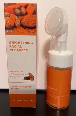 Limpiador facial con brillo tumérico natural espuma suave todo tipo de piel envío gratuito Foto 1 de 4