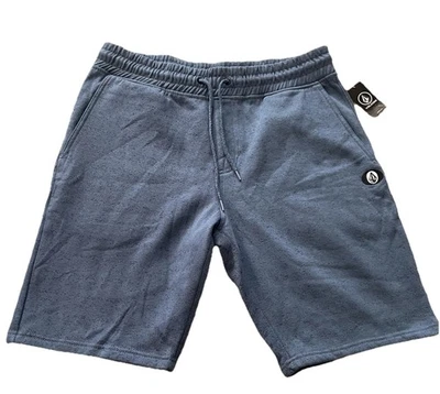 Volcom Fleece Short Foreman Blue Speckle Size Large NWT - Image 1 of 4