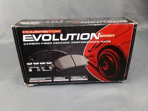 Power Stop Evolution Sport Ceramic Brake Pad Replacement Z23-1001 Carbon Fiber - Picture 1 of 24