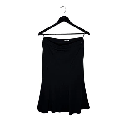 Falda midi trompeta tejida lana virgen Wolford talla 36 negra Foto 1 de 4