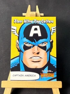 2023 Fleer Ultra Wolverine Pop Culture SP Captain America PC-21 - Picture 1 of 2
