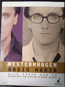 Westernhagen - Songbook - Radio Maria - Noten 