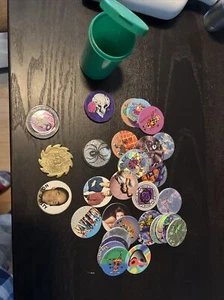 VINTAGE OJ SIMPSON IN THE SLAMMER POGS THE CHASE SAW SHAPED BRASS 6 /17/ 94 Lot - Picture 1 of 6