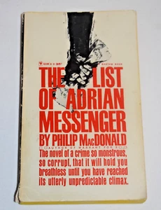 DIE LISTE DER ADRIAN MESSENGER von Philip MacDonald Bantam Taschenbücher 1961 - Bild 1 von 6
