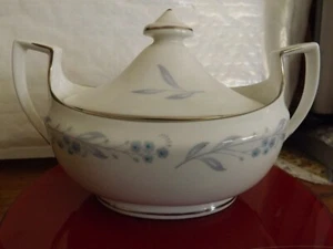ROYAL WORCESTER England BRIDAL WREATH  pattern Sugar bowl w lid - Picture 1 of 5