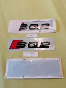 Original Audi SQ2 Schriftzug schwarz Tuning Exclusive Black Edition Emblem - Bild 1 von 7