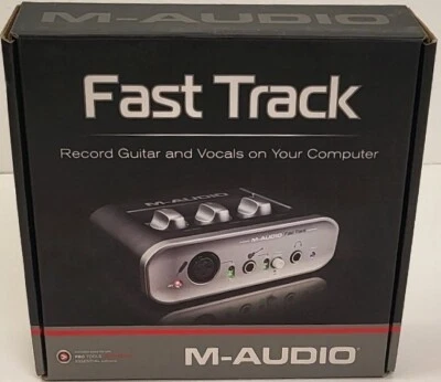 M-Audio Fast Track USB Recording Studio Interface RCA Connector ML03-00454 - Image 1 of 4