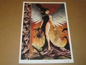 Angel Xavier Signed Lithograph 30 x 40 Paradise Lost Punishment New - Picture 1 of 1